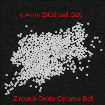 0,4 mm ZrO2 Oxid de Zirconiu Ceramice Mingea G20 100buc pentru supapa cu bile,rulment, omogenizator,erbicidator,pompa de 0,4 mm cu bile ceramice