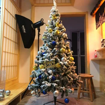 1,5 m 1,8 m Pomul de Crăciun de Lux Criptate de Familie de Anul Nou Pom de Crăciun Artificial Case de Sat Petrecere de Craciun Decor Acasă 50