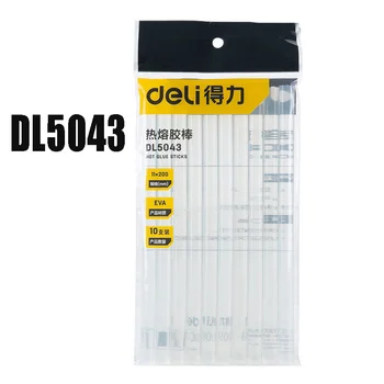 10buc/Set Deli DL5043 11mm DIY Lipici Stick Adeziv topit la Cald Translucid Puternic Vâscozitate Tije