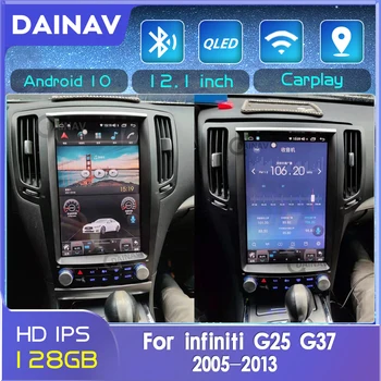 128GB Android carplay Radio pentru infiniti G35 G25 G37S 2004-2013 Coupe Multimedia Auto Audio Stereo Player Navigatie GPS unitate
