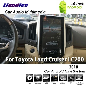 14 Inch 2+32G Pentru Toyota Land Cruiser LC200 2018 Android 6.0 Mașină Verticală a Ecranului de Navigare GPS Multimedia Player Imagine 2