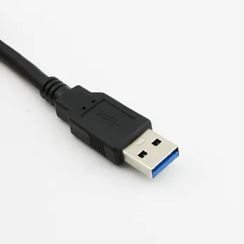 1x USB 3.0 la SATA cu Adaptor 2x Port USB 3.0 și TF SD Cititor de Card Multifuncțional Negru 40cm Imagine 2