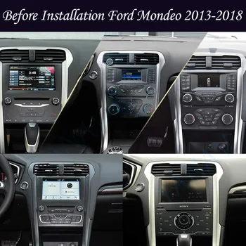 2 Din Android Radio Auto Pentru Ford Mondeo 2013-2018 Stereo Receptor GPS de Navigare Audio-Video Multimedia MP3 Player Unitatea de Cap Imagine 2