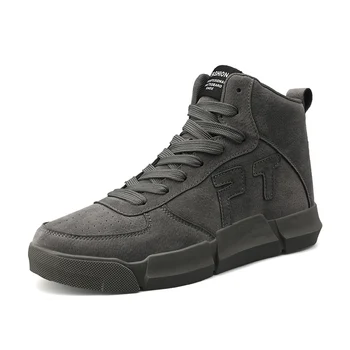 2020 Nou Adidași de Moda pentru Bărbați de Mare ajutor Pantofi Casual Confortabil anti-alunecare Pantofi de Brand de Înaltă Tendință de Top suede Barbati Shoeshot8 Imagine 2