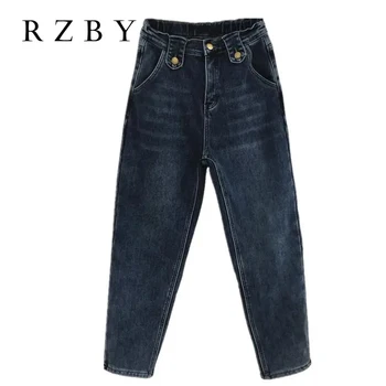 2021 Iarna джинсы женские Catifea Femei Gros Blugi de Moda Pantaloni De Mujer Cald Casual Pantaloni din Denim RZBY620