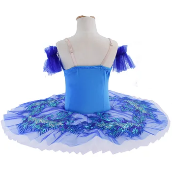 2022 Profesional De Balet Costume De Balet Pentru Fete Copil Lacul Lebedelor Balet Rochie Dans Haine Clatita Balerina Rochie De Patinaj Artistic Imagine 2