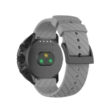 24mm Silicon Watchband de Eliberare Rapidă pentru Suunto 9/Domeniul 3 Verticală/Spartan Sport HR Ceas Bandă de Oțel Cataramă de Curea de mână Imagine 2
