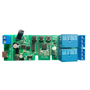 2CH DC5-32V Zigbee Modul Releu de Control de la Distanță Comutator de Lumină Vioce Pentru Alexa Google Acasa Sonoff/Tuya Smart Hub Gateway