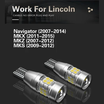 2x LED Inversă becul de Rezervă Lampa W16W T15 921 Canbus fara Eroare Pentru Lincoln Navigator MKZ MKS MKX 2011 2012 2013 2014 2015 Imagine 2
