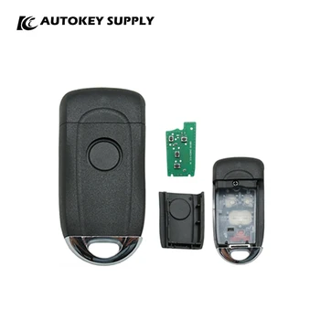 3+1 Butoane Telecomanda Flip-Cheie Aplica Modificate Pentru Ford 315/433Mhz Fara Lama Autokeysupply AKFDC437 Imagine 2