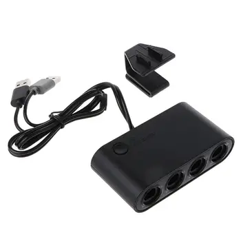 3 În 1 4 Porturi GC Mâner pentru Wiiu/PC/Întrerupător Convertor Adaptor pentru PC Joc GameCube GC Controlere Accesorii