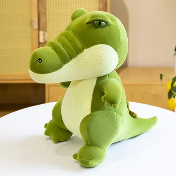 35-50cm Kawaii Crocodil Jucărie de Pluș de Simulare Desene animate Crocodil Papusa Moale Animal de Pluș Aligator Perna Cadou de Ziua de nastere pentru Copii Imagine 2