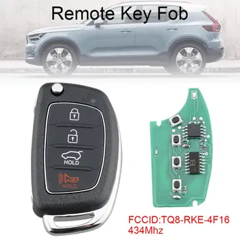 4 Butoane 434Mhz de Intrare fără cheie de la Distanță Flip Key Fob cu 4D60 Chip TQ8-RKE-4F16 se Potrivesc pentru perioada 2014-2016 Hyundai Sonata