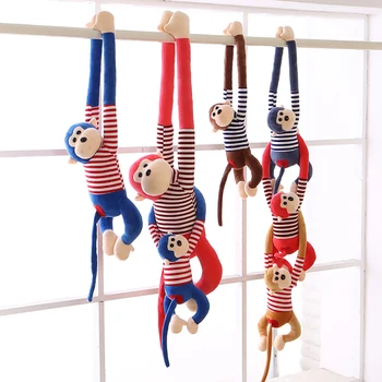 45/60/70/100CM Kawaii Lung-Braț în Formă de Maimuță Bumbac Jucării de Pluș Pentru Copiii Animal Papusa Cadou de Casa de Decorare Ziua de nastere Cadouri