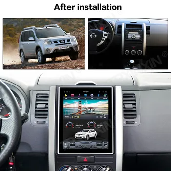 4G+128GB Android 9.0 Tesla Stil pentru Nissan X-Trail 2007 - 2014 Carplay de Navigatie Auto GPS Multimedia Video Player Radio Stereo