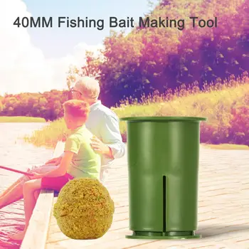 55% Reduceri Fierbinte!Crap Pescuit Momeala Formator Groundbait Ballmaker 40MM Momeală de Pescuit Instrument de Luare