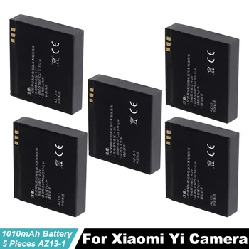 5PCS Pentru Xiaomi yi camera bateriei 1010mAh 3.7 V AZ13-1 baterie Li-ion Pentru xiaoyi Acțiune camera xiaomi yi accesorii