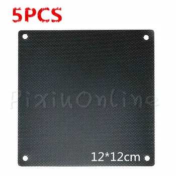 5PCS ST055 12CM Praf-Dovada Net Caz de Calculator Fanii PVC Praf de Tifon Filtru de Praf Cuttable Plasă de 12*12 cm Instrumentele de Filtrare, Transport Gratuit