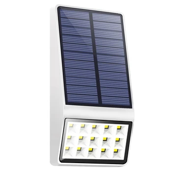 5Watts LED Lumina Solara în aer liber Solare Lampă Alimentat de lumina Soarelui rezistent la apa stâlp de iluminat pentru Gradina Decoratiuni de Craciun Imagine 2