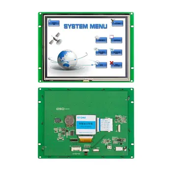 8.0 Inch HMI 800*600 TFT LCD UART HD PIATRĂ Brand Monitor Ecran Plin de Culoare, cu Controler de Bord +Sistem integrat pentru uz Industrial