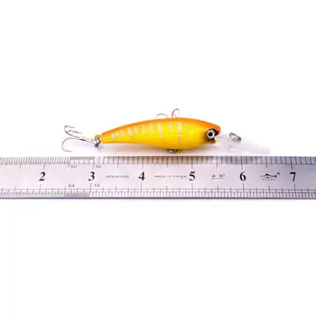 8pcs Minnow Momeli de Pescuit 9cm 8.3 g Pescuit Jig Cârlig de Pescuit Momeală Artificială Kit Fabricat din Material Plastic ABS Imagine 2