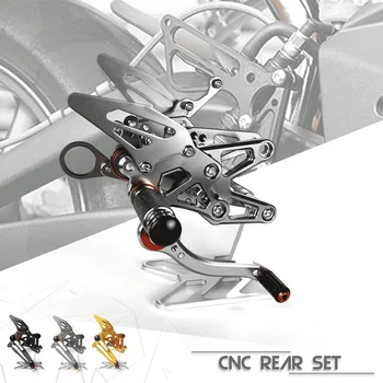 Accesorii motociclete CNC Alu Suport pentru picioare din Spate Seturi Reglabil Rearset Picioare pentru BMW s 1000 rr S1000R S1000 R/RR 2009-2014 Imagine 2