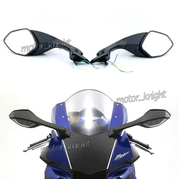 Accesorii motociclete Oglinda Retrovizoare cu LED Lumina de Semnalizare Pentru Yamaha YZF R1 2015-2020 Semnalizare Oglinzi YZF-R6 2017-2019