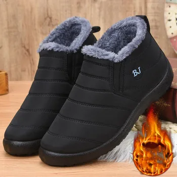 ADMAR Moda Barbati Cizme de Blană pentru Bărbați Cizme de Zapada Cuplu Ține de Cald Iarnă Pantofi Confortabil Botas Hombre în aer liber, Pantofi pentru Bărbați Adidași