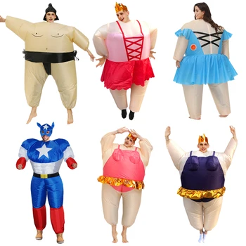 Anime Cosplay Gonflabile Costume Sumo Îmbrăcăminte Amuzant de Lux de Halloween Petrecere de Carnaval Balerina Rochie TV Show-Balet-Dans Costum