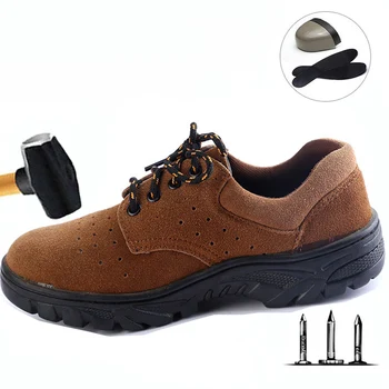 Asigurarea Forței De Muncă Pantofi Pentru Bărbați Din Oțel Tep Capace Anti-Zdrobitor De Siguranță A Site-Ului Pantofi Respirabil Usoare Securitatea Muncii Pantofi Pantofi De Lucru