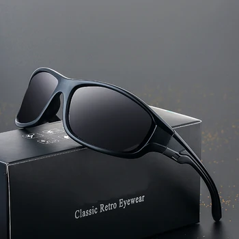 ASOUZ noua moda polarizate doamnelor ochelari de soare retro clasic de brand design pătrat negru bărbați ochelari UV400 ochelari de conducere Imagine 2