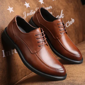 Barbati Pantofi Oxford Business Real de Vacă din Piele de Lux Clasic Negru Maro Ascuțite Stil Italian Partid Rochie de Mireasa Pantofi pentru Bărbați