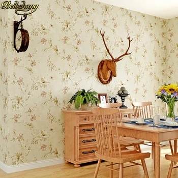 beibehang papel de parede 3D Vintage pastorală flori imagini de fundal pentru camera de zi dormitor florale rola tapet tapete murale
