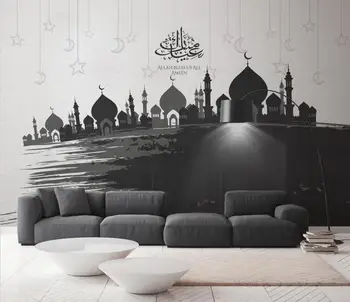 beibehang personalizate papel de parede 3D arhitectura Islamica moschee musulmană arabă tapet pentru camera de zi de fundal tapet de perete