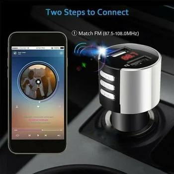 Bluetooth Car MP3 player multi-funcție handsfree dual-NE dispozitivul Bluetooth receptor fără pierderi de calitate a sunetului încărcător de telefon mobil