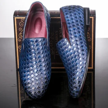 Britanic Pantofi Barbati Formale Mocasini Barbati Office Shoes Coafor Pantofi De Piele Barbati Negru Clasic Rochie De Mireasa Sunt Sensibili Aluneca Pe Pria Imagine 2