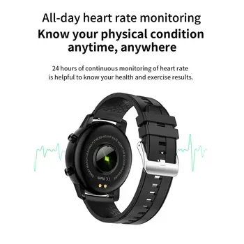 Bărbați Ceas Inteligent Acceptă Bluetooth Apel Mesaj Împinge Fitness Impermeabil Monitor de Ritm Cardiac Compatibil Cu IOS Telefoane Android Imagine 2