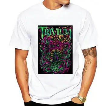 Bărbați cu mânecă Scurtă T-shirt Trivium Formație Americană de Heavy Metal Poster T-SHIRT pentru Bărbați Punk T-shirt