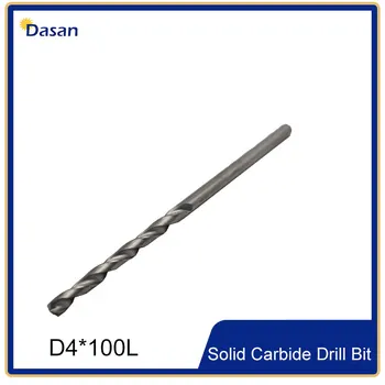 Carbide Drill 10buc 4mm Carbură de Tungsten Tur Direct Coadă Spirală poftă de mâncare burghie pentru Metal