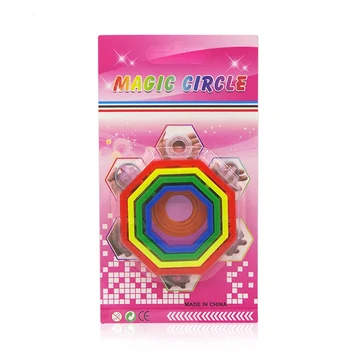 Cercul Magic Creative, Jucarii Educative De Colorat Lumea Merge Rotund Creative Geometrice Colorate Poligon Cerc Magic Imagine 2