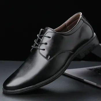 Clasic Oameni de Afaceri Rochie Pantofi de Moda Elegant de Nunta Formale Pantofi Barbati Aluneca pe Birou Pantofi Oxford pentru Barbati