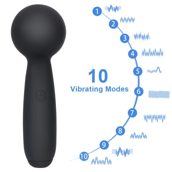 Clitoris Sfarcuri Stimulator AV Stick Adult Produse Jucarii Sexuale pentru Femei punctul G Masaj Vibrator Mingea Vibrator pentru Femei Corpului Masaj Imagine 2