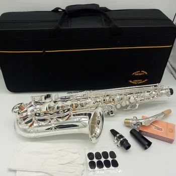 De Brand Nou MFC Saxofon Alto de Referință 54 Argintare E-plat Alto Sax R54 Cu Cazul purtător de cuvânt Stuf Gât