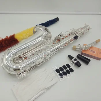 De Brand Nou MFC Saxofon Alto de Referință 54 Argintare E-plat Alto Sax R54 Cu Cazul purtător de cuvânt Stuf Gât Imagine 2