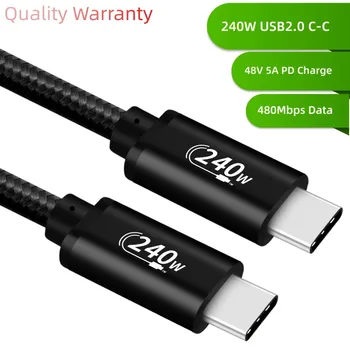 De mare Putere 240W Tip C Cablu PD Kabel 5A Cip Inteligent Super-Rapid de Încărcare USB-C Cablu pentru OnePlus Ace Pro Vivo iQOO Pro Redmi Note11