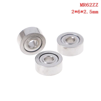 De Vânzare la cald 10buc MR62ZZ (2x6x2.5mm) Metal Ecranat Rulmenți de Precizie Mini-Rulmenți cu Ridicata