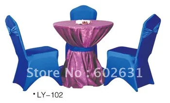 De vânzare la cald Albastru scaun de acoperire L-1022,de înaltă calitate tesatura spandex,lavabil/durabil