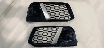 De înaltă Calitate 2 buc ABS Masina Fața Inferioară a Barei de protecție Ceață de Lumină Lampă Grila Stanga/Dreapta Pentru Audi Q5 Q5L perioada 2018-2019 Imagine 2