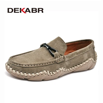 DEKABR Brand de Lux Confort Bărbați Mocasini Rezistent la Uzura Cauciuc Unic Piele naturala Balerini Pantofi de Moda de Cauzalitate Conducere Pantofi