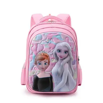 Disney Frozen Student Ghiozdan Fata Noua Printesa Elsa pentru Copii Rucsac fată băiat Povara de Pe Rucsac Copii Geantă de mână